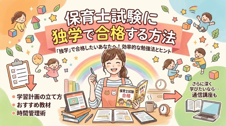 保育士試験 独学 通信講座 ユーキャン スケジュール 覚え方 ポイント 頻出